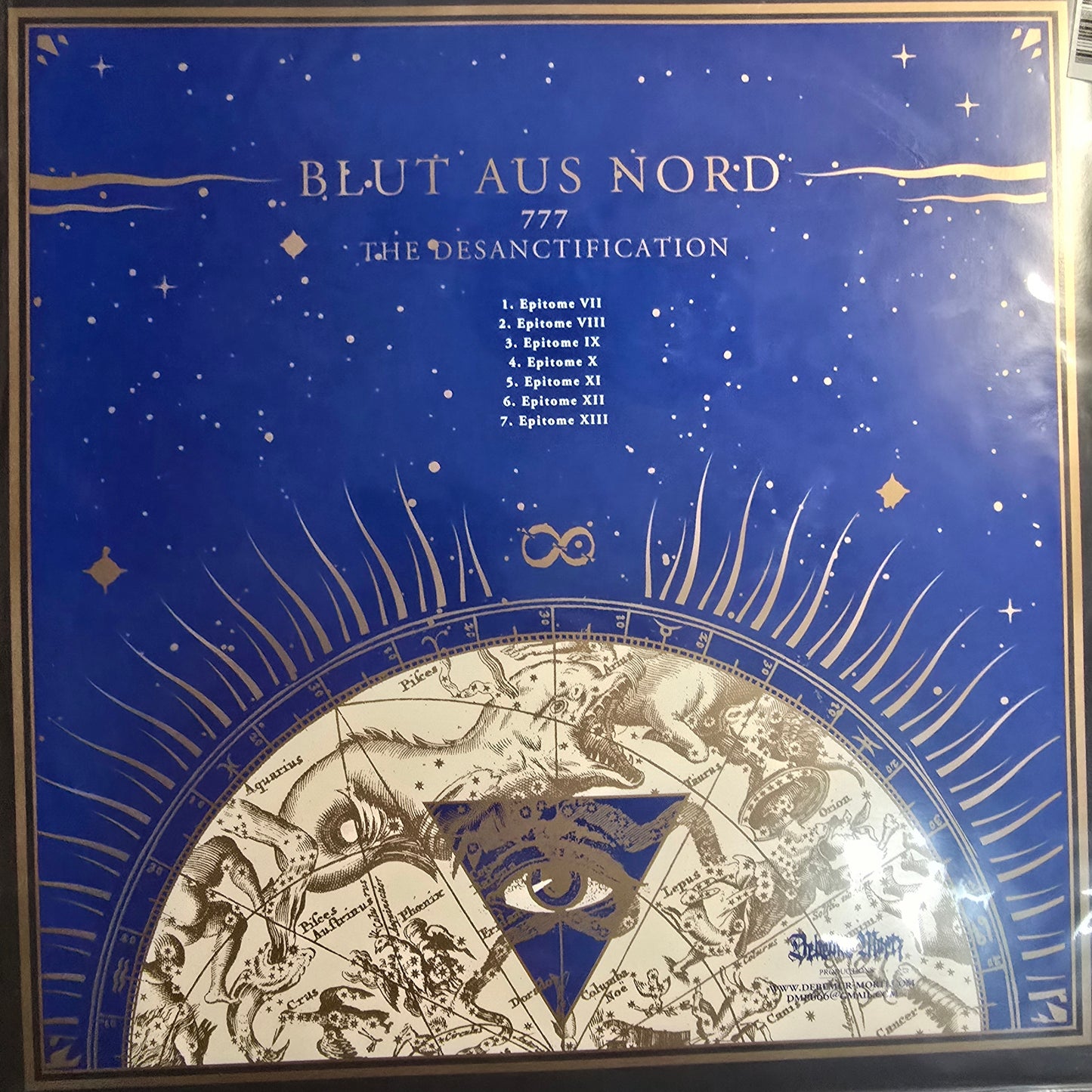 BLUT AUS NORD : 777 THE DESANIFICATION LTD LP 180G BLUE VINYL