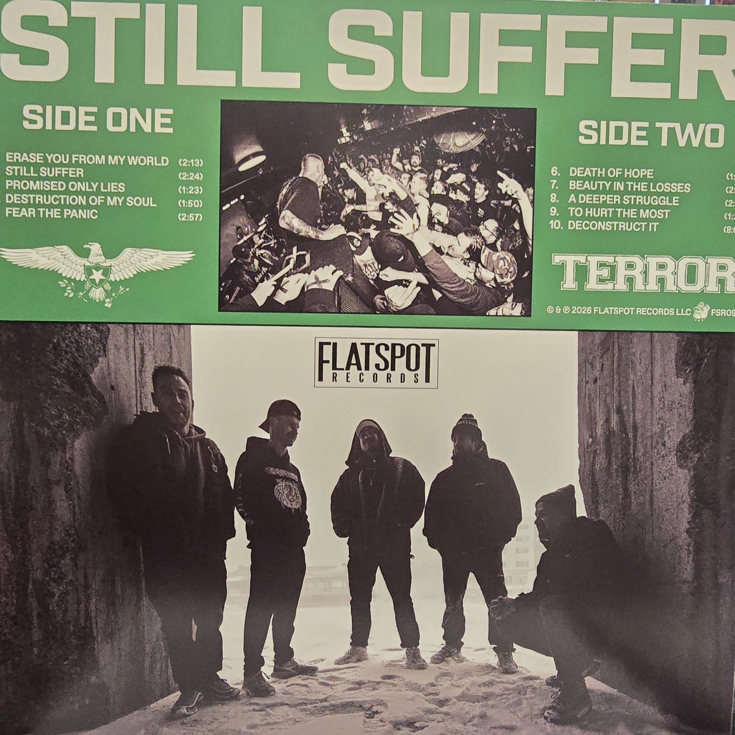 TERROR : STILL SUFFER LTD LP 180G LAGUNA GREEN VINYL