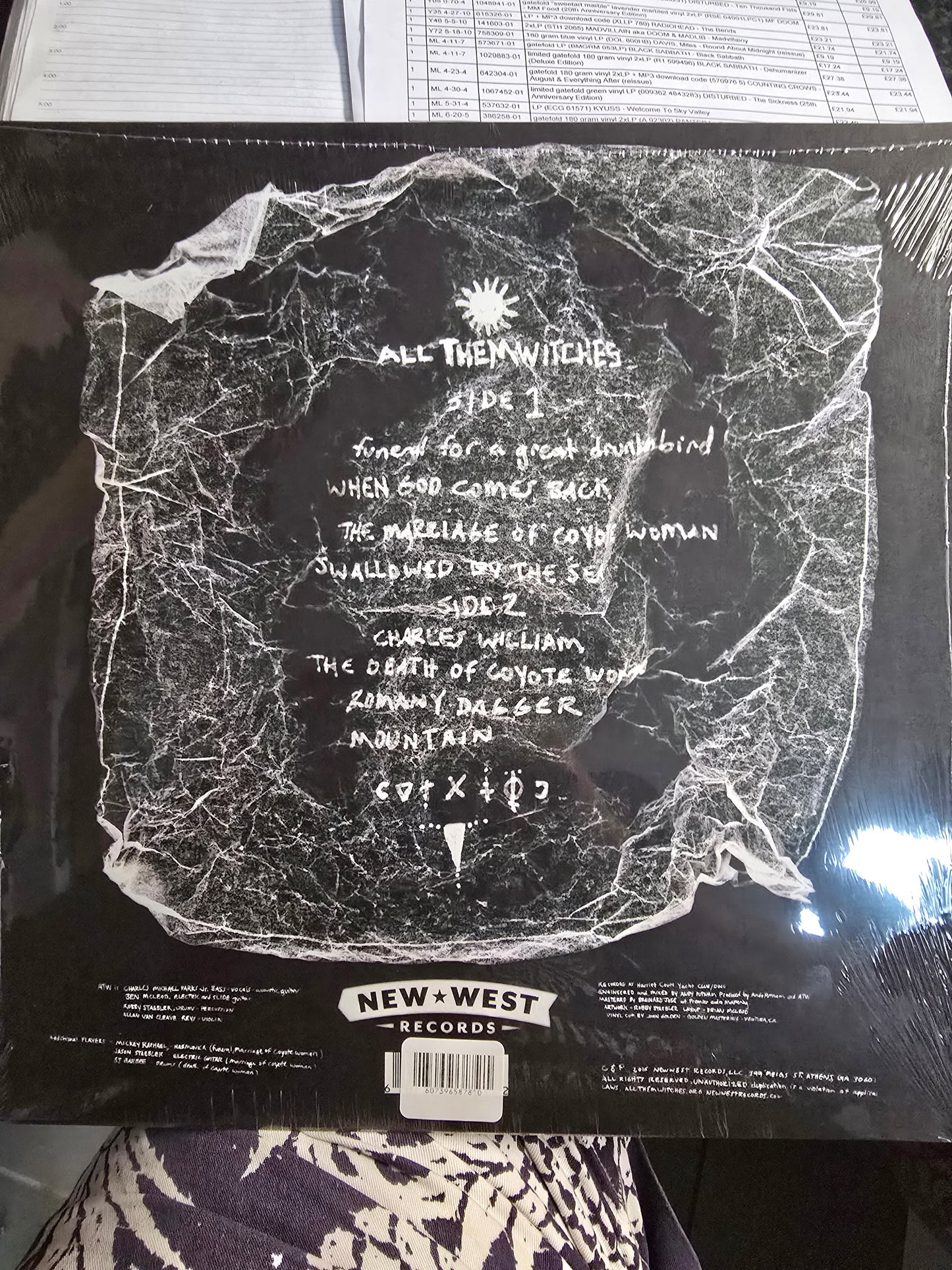 ALL THEM WITCHES : LIGHTNING AT THE DOOR LTD LP 180G TRANSLUCENT VIOLET VINYL
