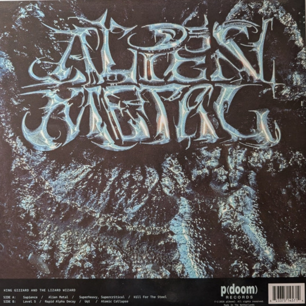 KING GIZZARD AND THE LIZARD WIZARD : ALIEN METAL LTD LP 180G BLACK MARBLED VINYL