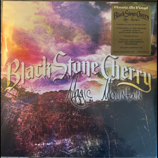 BLACK STONE CHERRY : MAGIC MOUNTAIN LTD NUM 2LP 180G GOLD PURPLE MARBLED VINYL