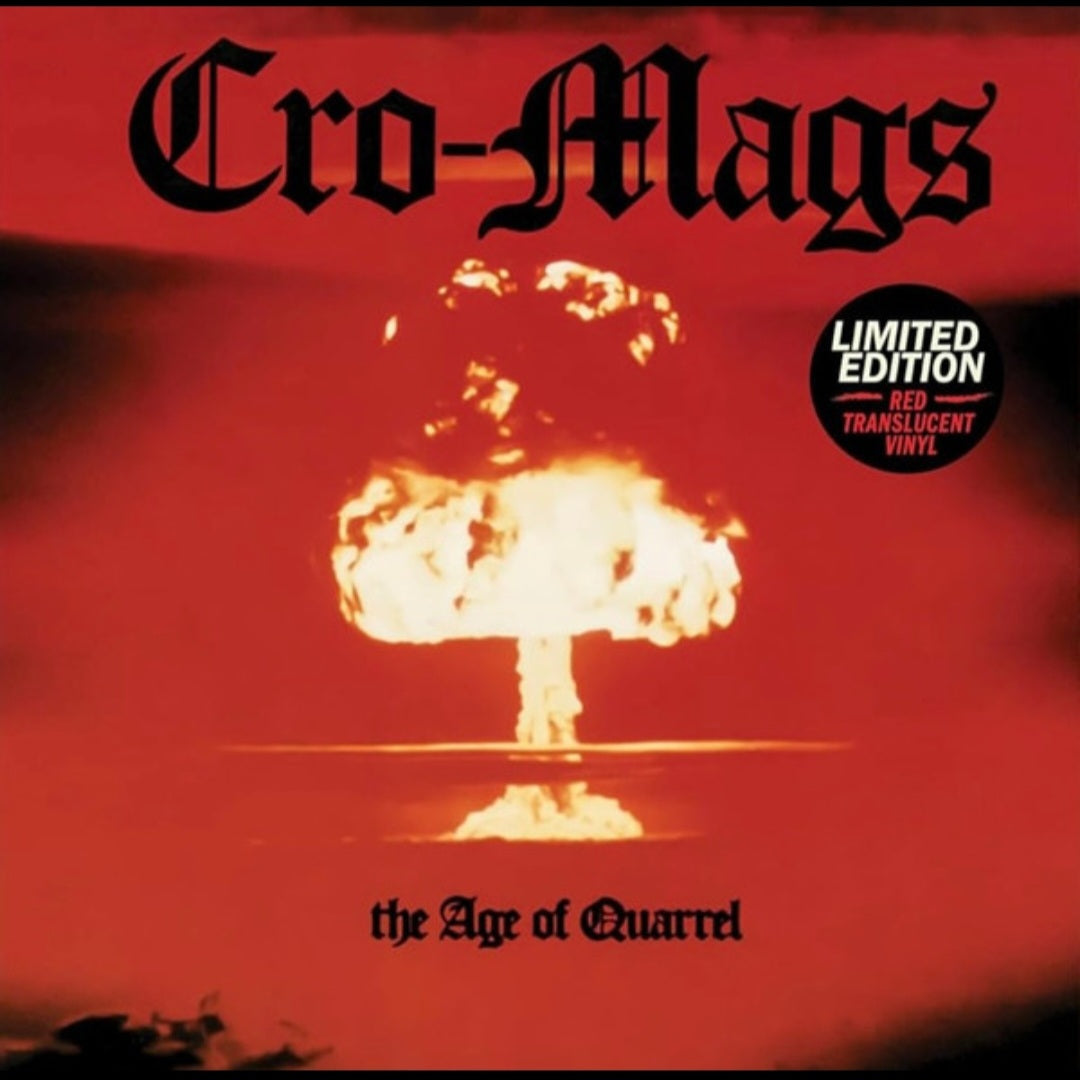 CRO MAGS : THE AGE OF QUARREL LTD LP 180G RED VINYL
