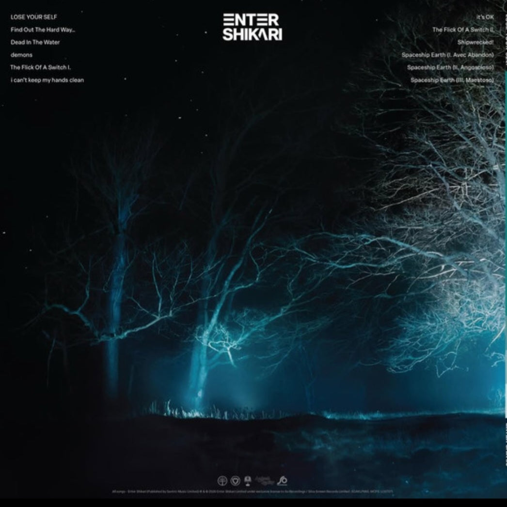 ENTER SHIKARI : LOSE YOUR SELF LTD LP 180G BLUE TEAL SPLATTER VINYL