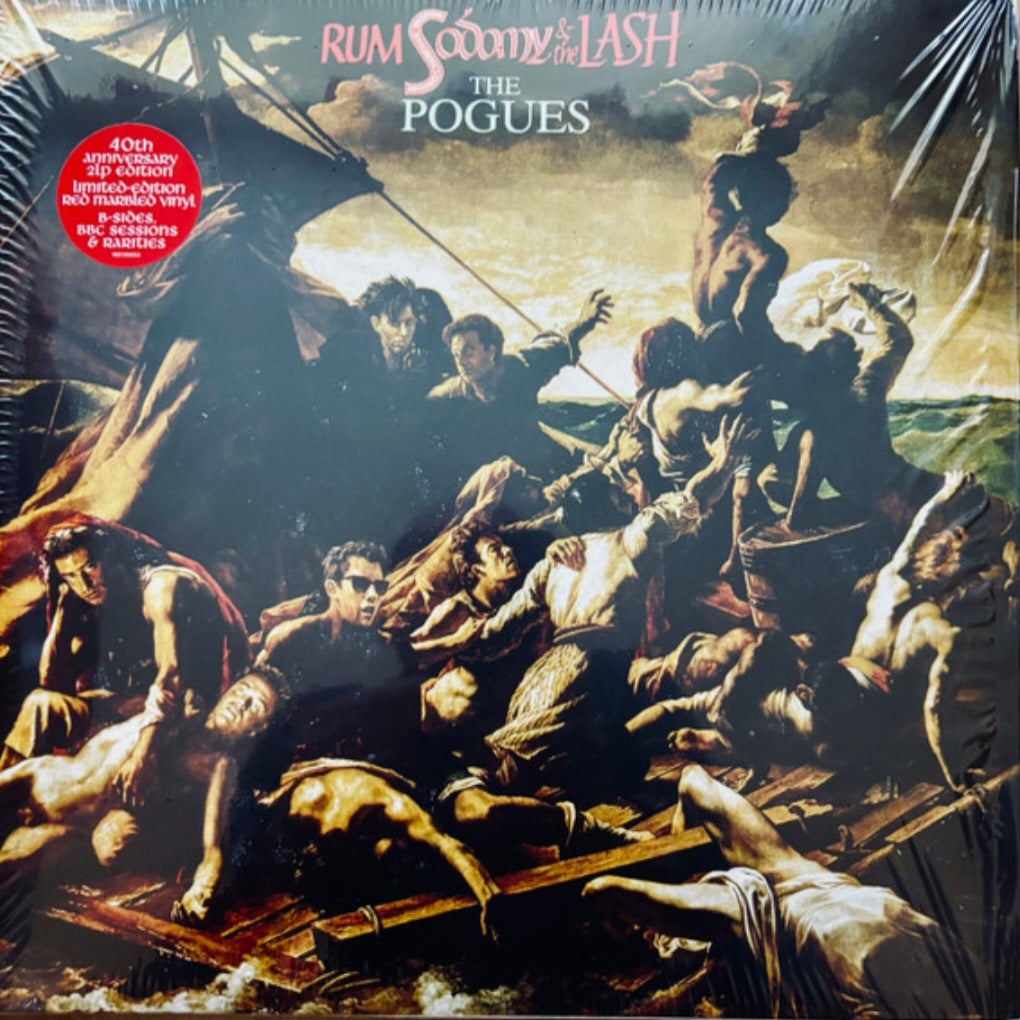 THE POGUES : RUM SODOMY & THE LASH LTD 40TH ANNIVERSARY 2LP 180G RED BLACK MARBLED VINYL