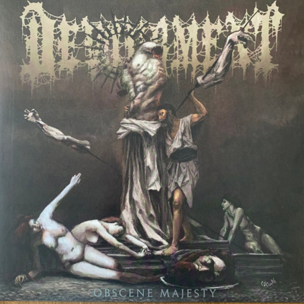 DEVOURMENT : OBSCENE MAJESTY LTD LP 180G TRI COLOUR MERGE SPLATTER VINYL