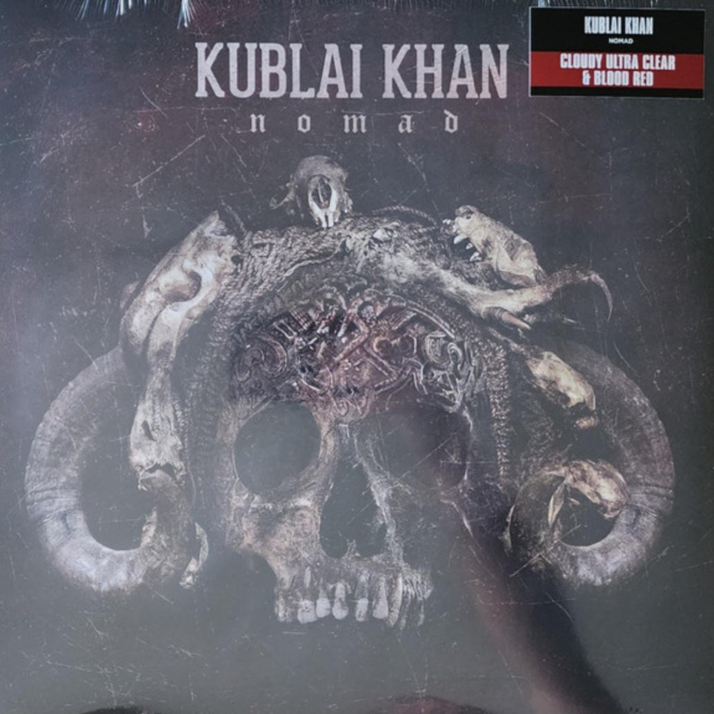 KUBLAI KHAN : NOMAD LTD LP 180G CLEAR & BLOOD RED VINYL