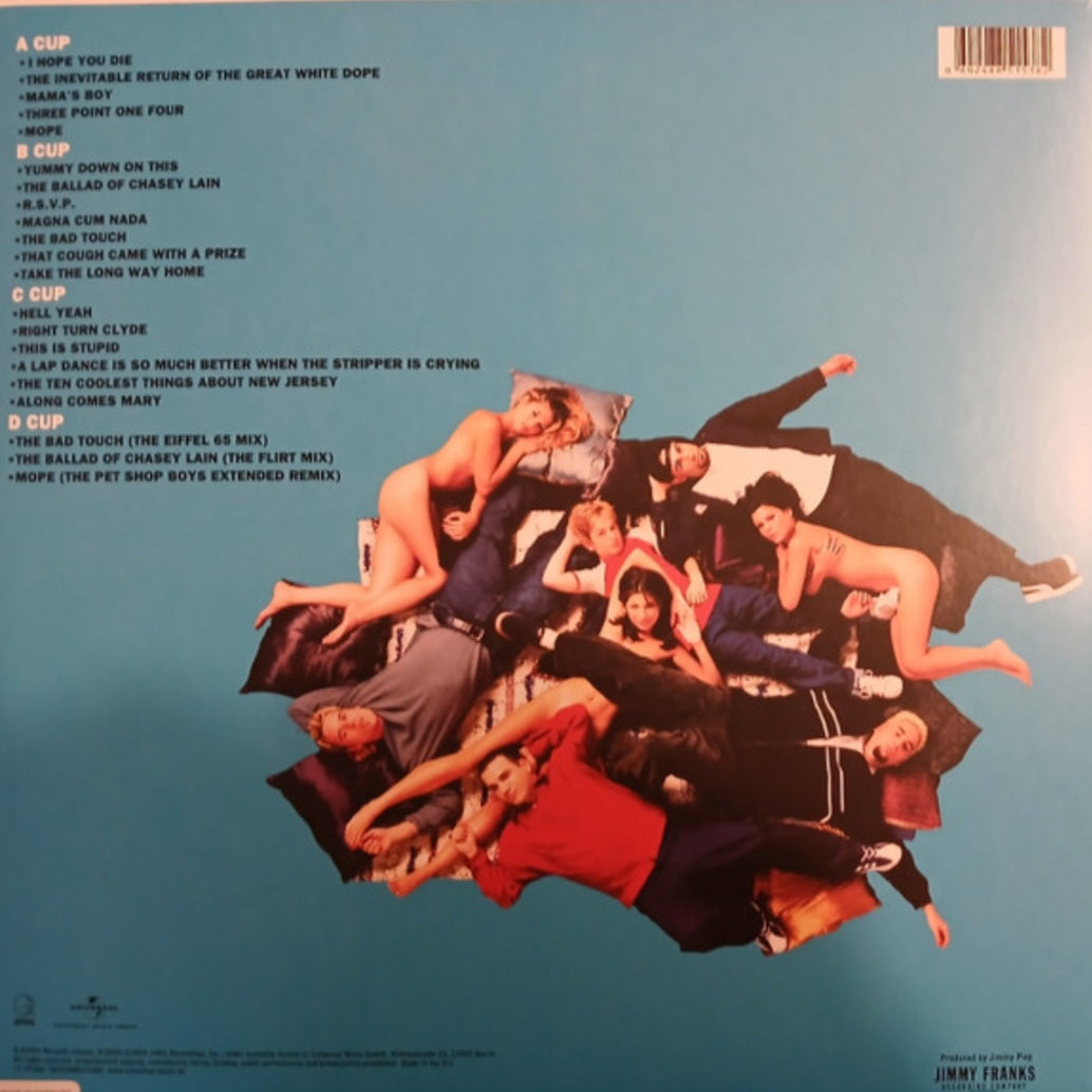 BLOODHOUND GANG : HOORAY FOR BOOBIES LTD 20TH ANNIVERSARY 2LP 180G BLUE YELLOW WHITE SPLATTER VINYL