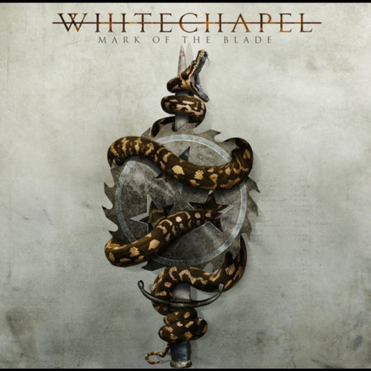 WHITECHAPEL : MARK OF THE BLADE LTD LP 180G METALLIC BLACK DUST VINYL