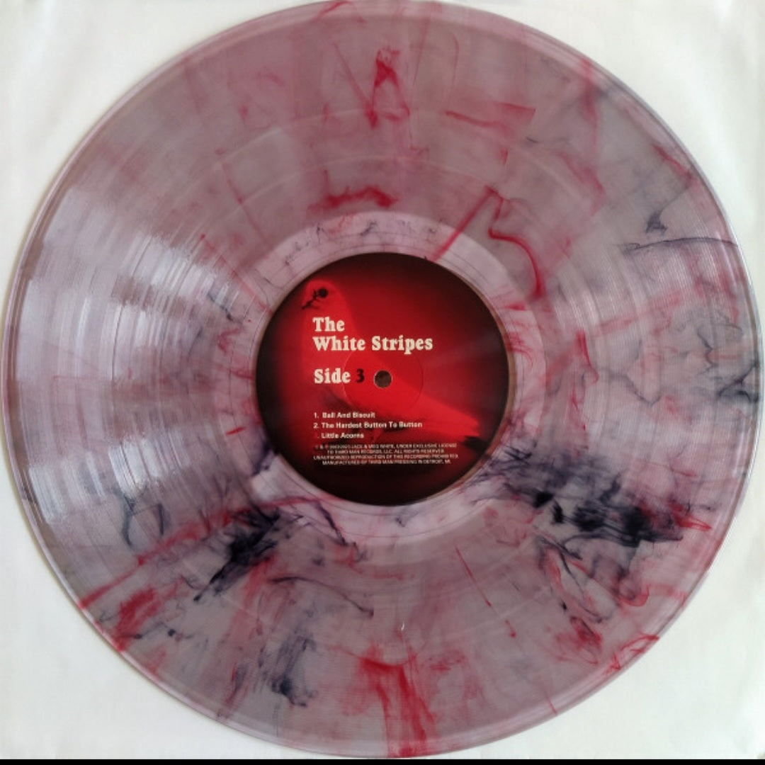 THE WHITE STRIPES : ELEPHANT LTD 20TH ANNIVERSARY 2LP 180G RED BLACK SMOKE / CLEAR BLACK SMOKE VINYL