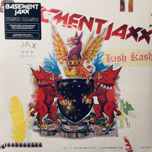 BASEMENT JAXX : KISH KASH LTD 2LP 180G RED WHITE VINYL