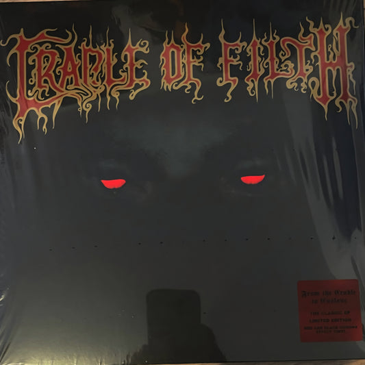 CRADLE OF FILTH : FROM THE CRADLE TO ENSLAVE LTD EP 18OG BLACK RED CORONA VINYL