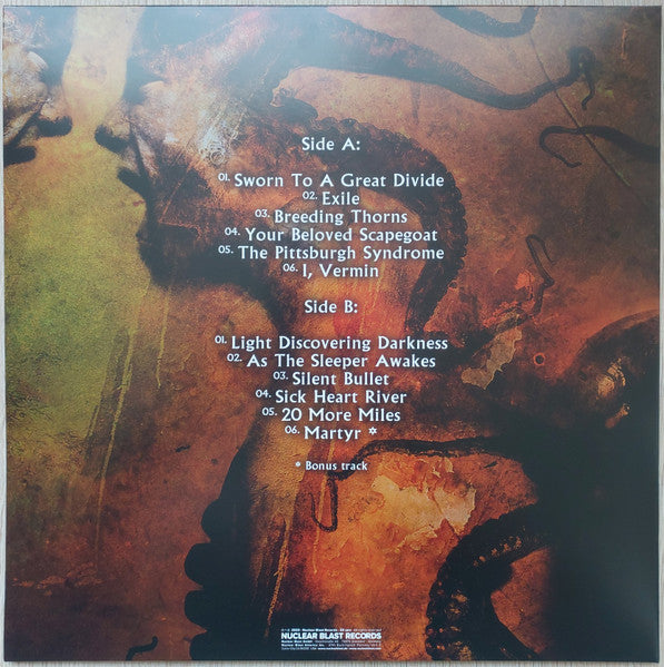 SOILWORK : SWORN TO A GREAT DIVIDE LTD LP 180G TRANSPARENT GREEN VINYL