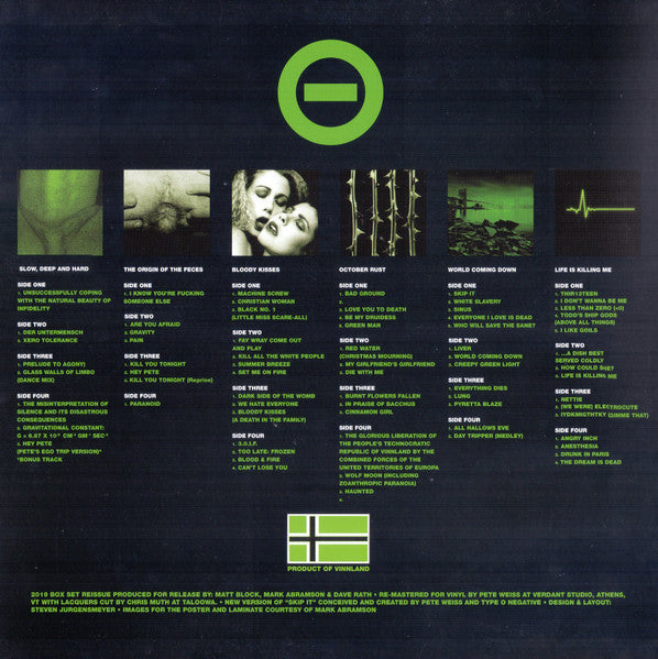TYPE O NEGATIVE : NONE MORE NEGATIVE LTD 6 X 2LP 180G BOX SET