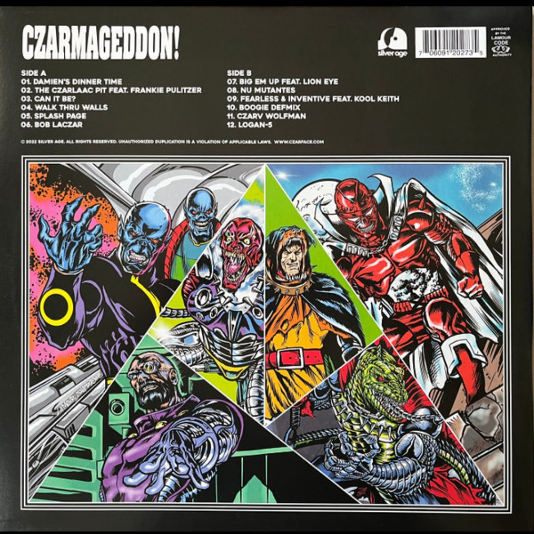 CZARFACE : CZARMAGEDDON! LTD RSD LP 180G INC TRADING CARDS
