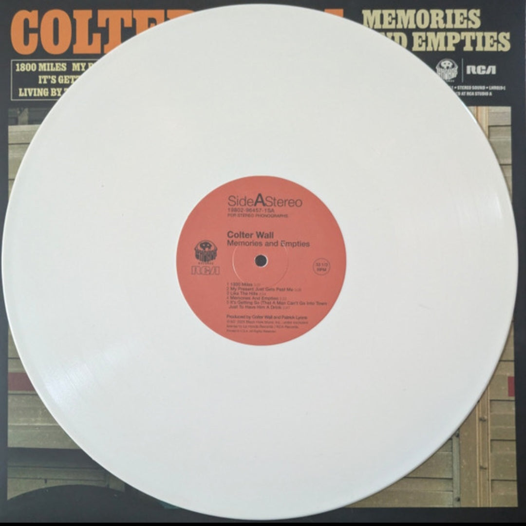 COLTER WALL : MEMORIES AND EMPTIES LTD LP 180G BONE VINYL