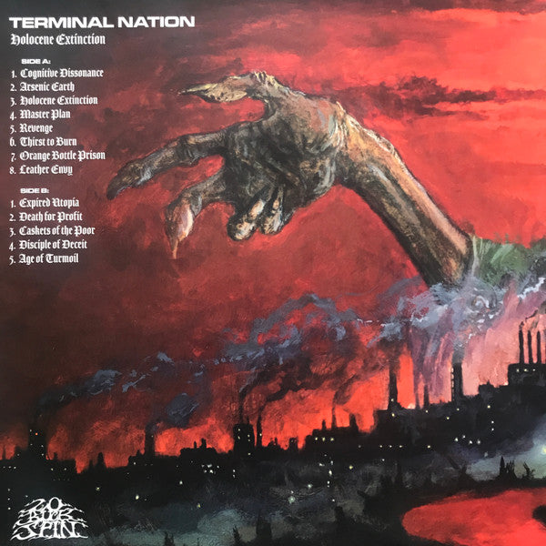 TERMINAL NATION : HOLOCENE EXTINCTION LTD LP 180G ORANGE GREEN BLACK SPLATTER VINYL
