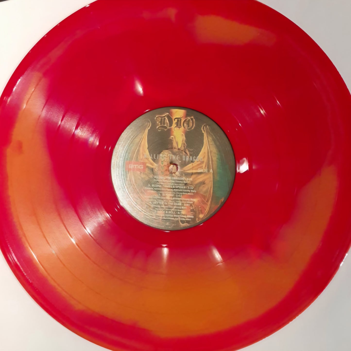 DIO : KILLING THE DRAGON LTD 20TH ANNIVERSARY LP 180G RED ORANGE SWIRL VINYL