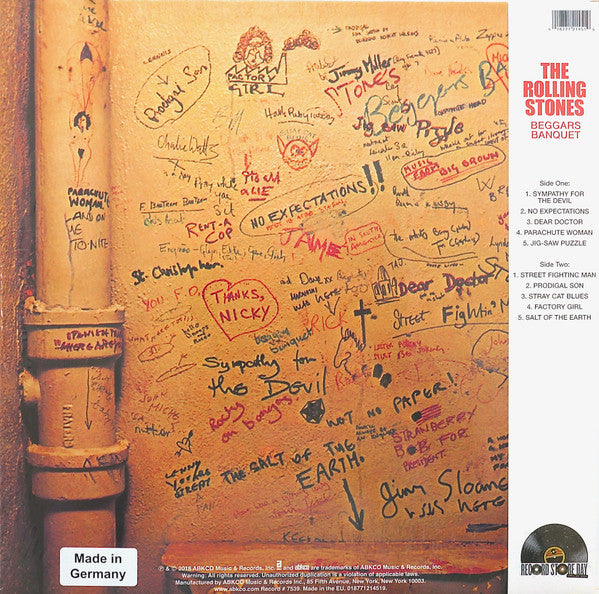 THE ROLLING STONES : BEGGARS BANQUET LP 180G