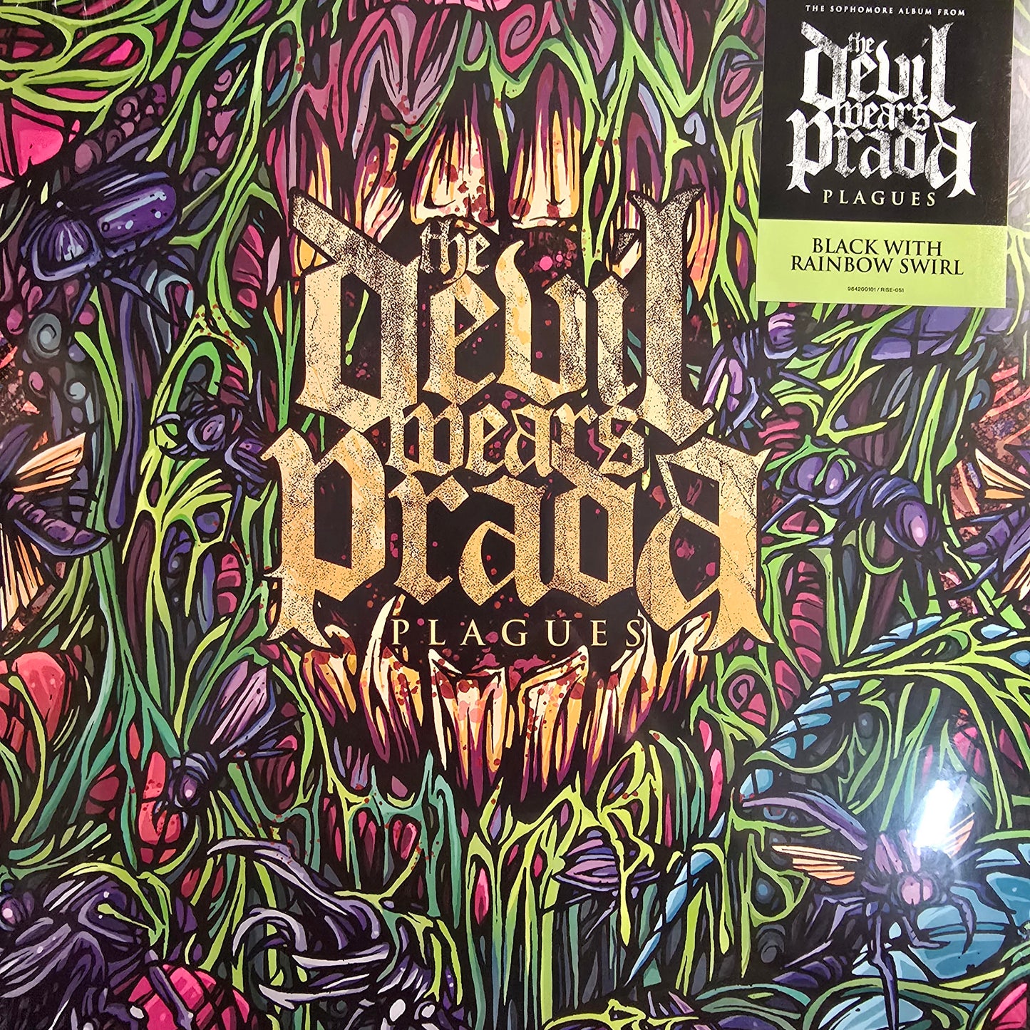THE DEVIL WEARS PRADA : PLAGUES LTD LP 180G BLACK RAINBOW SWIRL VINYL
