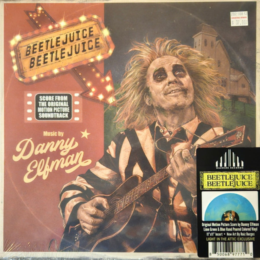 BEETLEJUICE BEETLEJUICE : DANNY ELFMAN ORIGINAL MOTION PICTURE SCORE LP 180G GREEN & BLUE VINYL