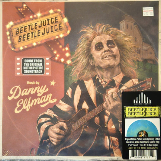 BEETLEJUICE BEETLEJUICE : DANNY ELFMAN ORIGINAL MOTION PICTURE SCORE LP 180G GREEN & BLUE VINYL