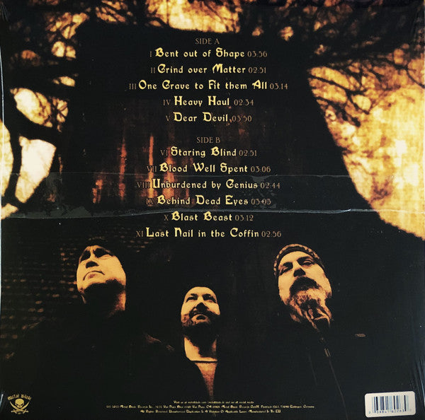 DEFLESHED : GRIND OVER MATTER LTD LP 180G SMOKY GREY BLACK SWIRL VINYL