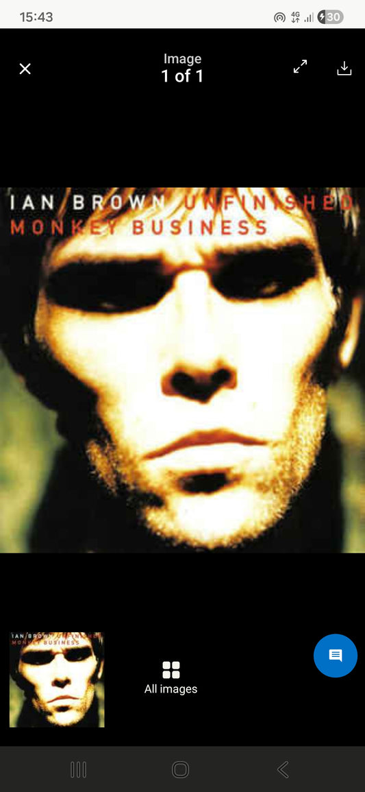 IAN BROWN : UNFINISHED MONKEY BUSINESS LP 180G
