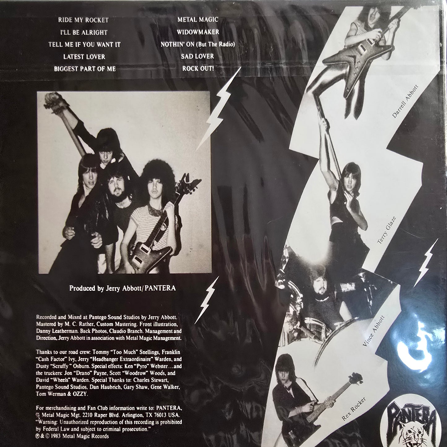 PANTERA : METAL MAGIC LTD LP 180G BLUE VINYL