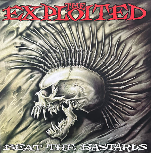 THE EXPLOITED : BEAT THE BASTARDS LTD 2LP 180G RED BLACK SPLATTER VINYL