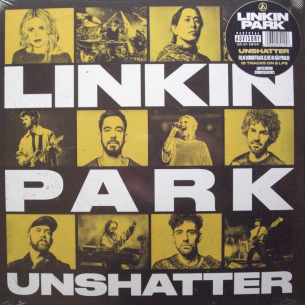 LINKIN PARK : UNSHATTER FILM SOUNDTRACK LIVE IN SAO PAULO LTD 2LP 180G CITRUS VINYL