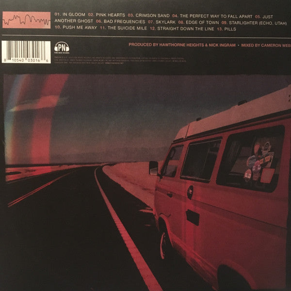 HAWTHORNE HEIGHTS : BAD FREQUENCIES LTD LP 180G WHITE BLACK PINK SPLATTER VINYL