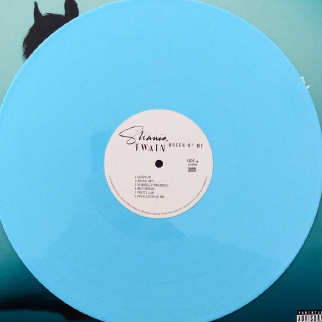 SHANIA TWAIN : QUEEN OF ME LTD LP 180G BABY BLUE VINYL