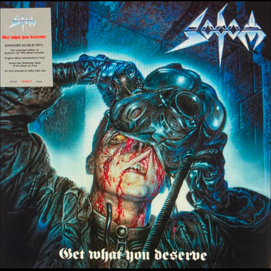 SODOM : GET WHAT YOU DESERVE LTD 2LP 180G MILKY CLEAR VINYL