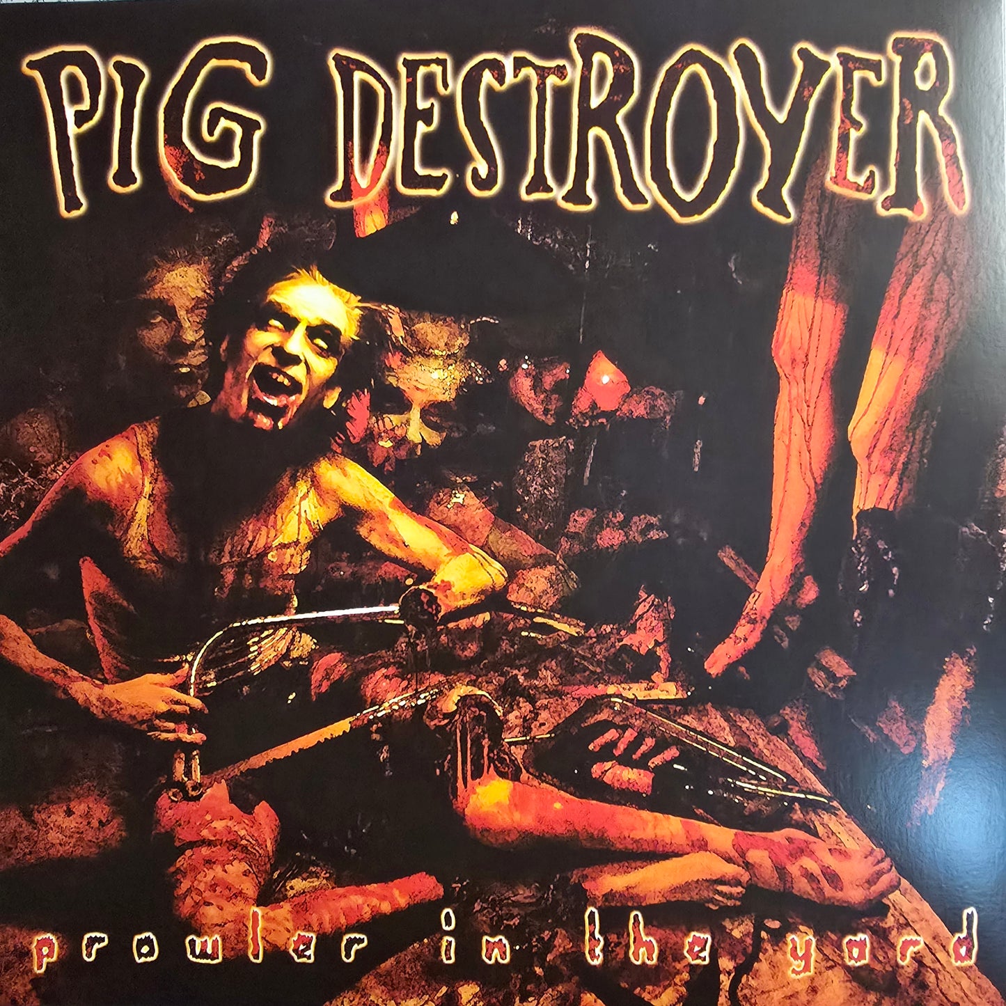 PIG DESTROYER : PROWLER IN THE YARD LTD LP 180G CUSTOM RIPPLE VINYL