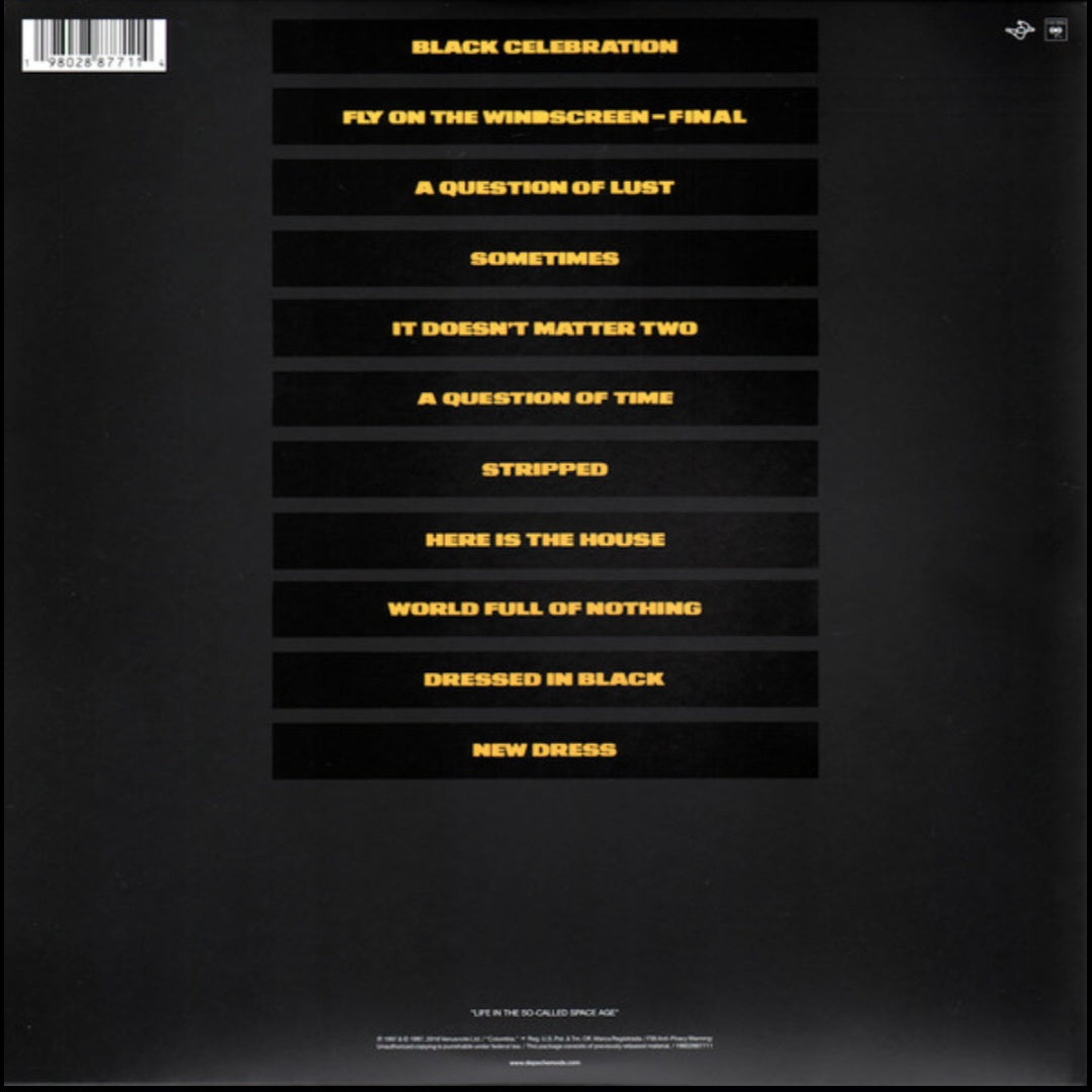 DEPECHE MODE : BLACK CELEBRATION LP 180G