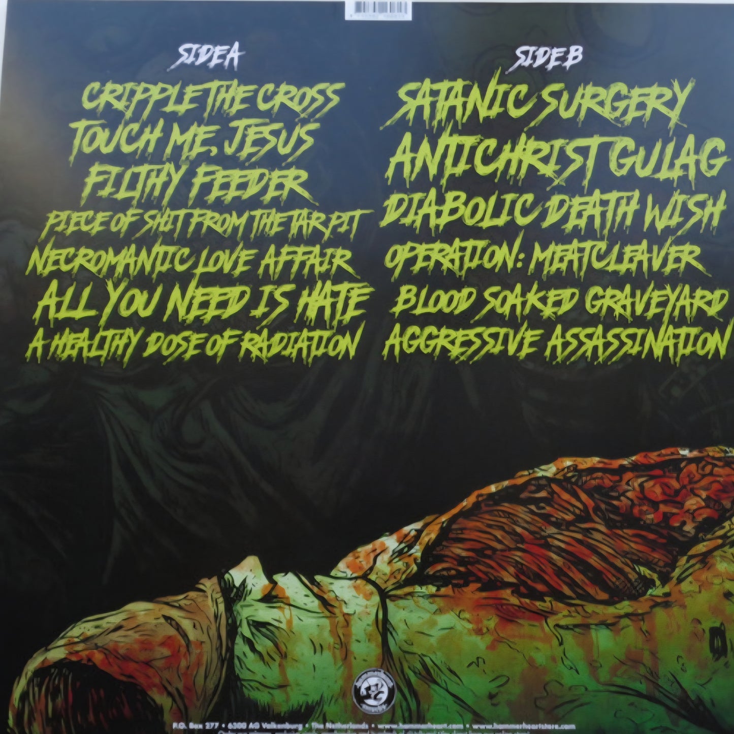 COLLISION : SATANIC SURGERY LTD LP 180G ORANGE VINYL