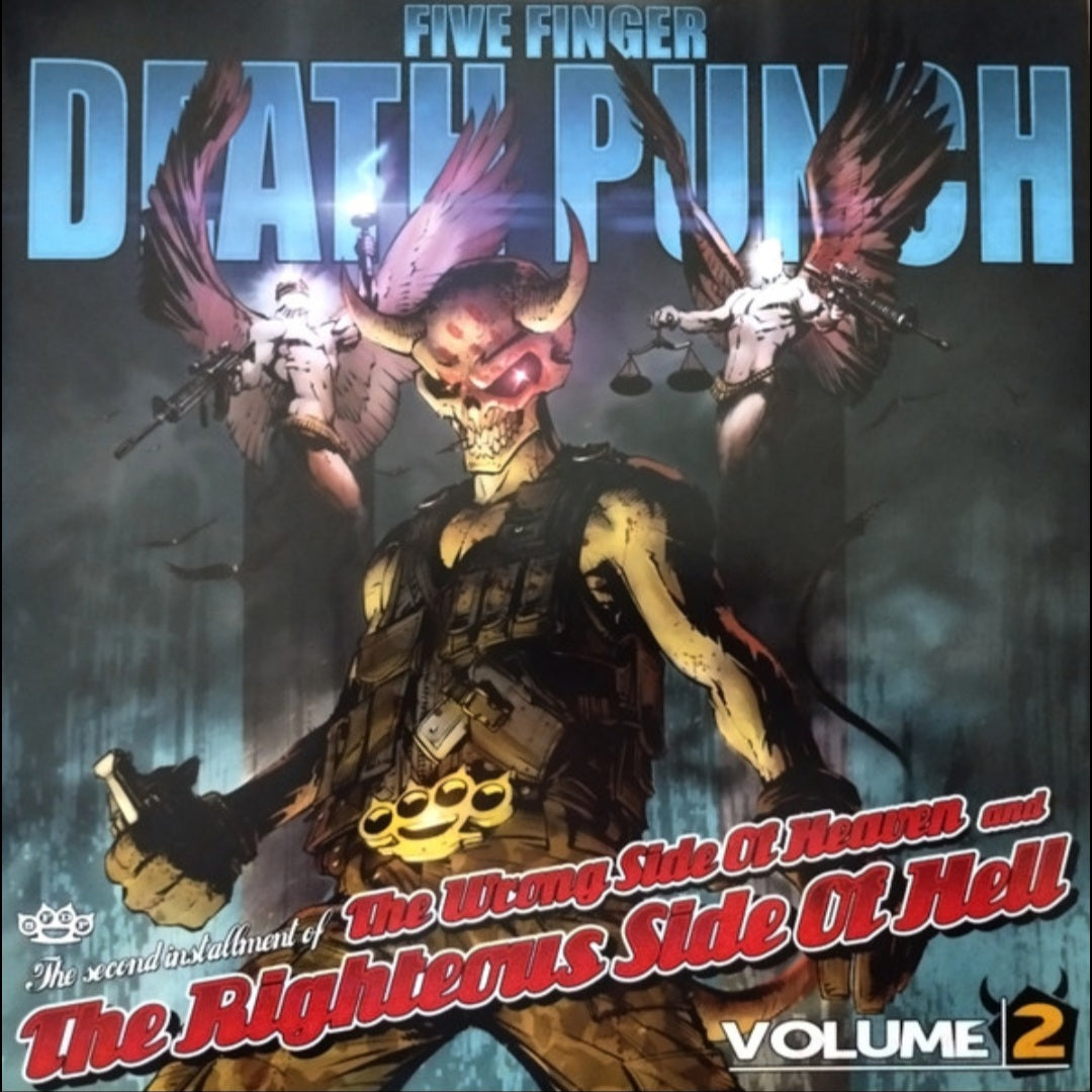 FIVE FINGER DEATH PUNCH : WRONG SIDE OF HEAVEN AND THE RIGHTEOUS SIDE OF HELL VOLUME 2 2LP 180G