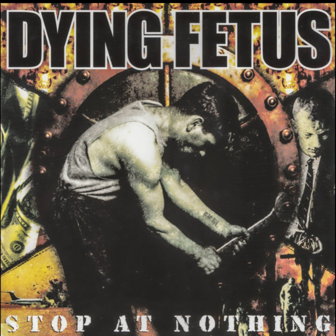 DYING FETUS : STOP AT NOTHING LTD LP 180G POOL OF BLOOD VINYL