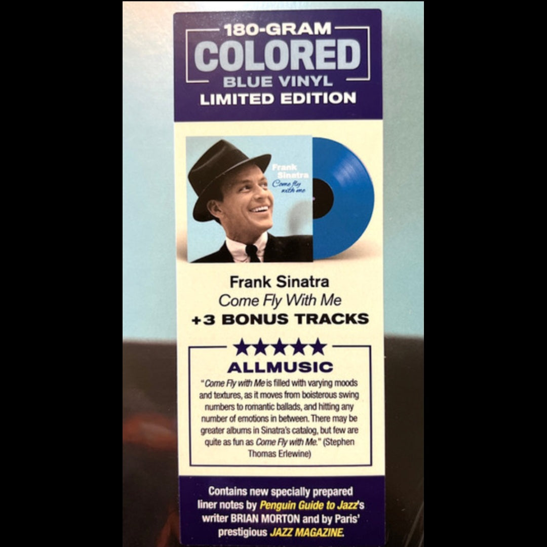 FRANK SINATRA : COME FLY WITH ME LTD LP 180G BLUE VINYL