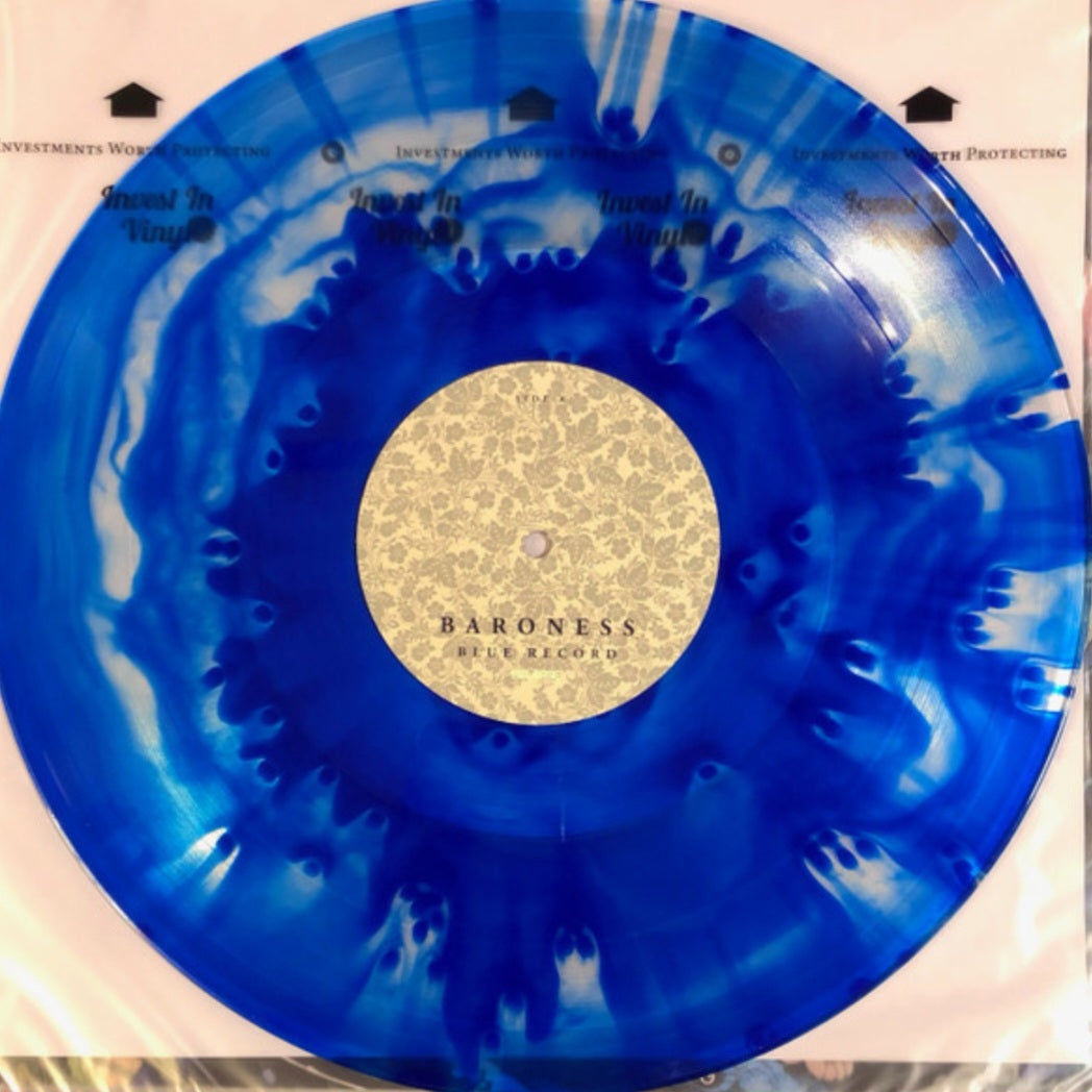 BARONESS : BLUE RECORD LTD 2LP 180G CUSTOM CLOUDY BLUE VINYL