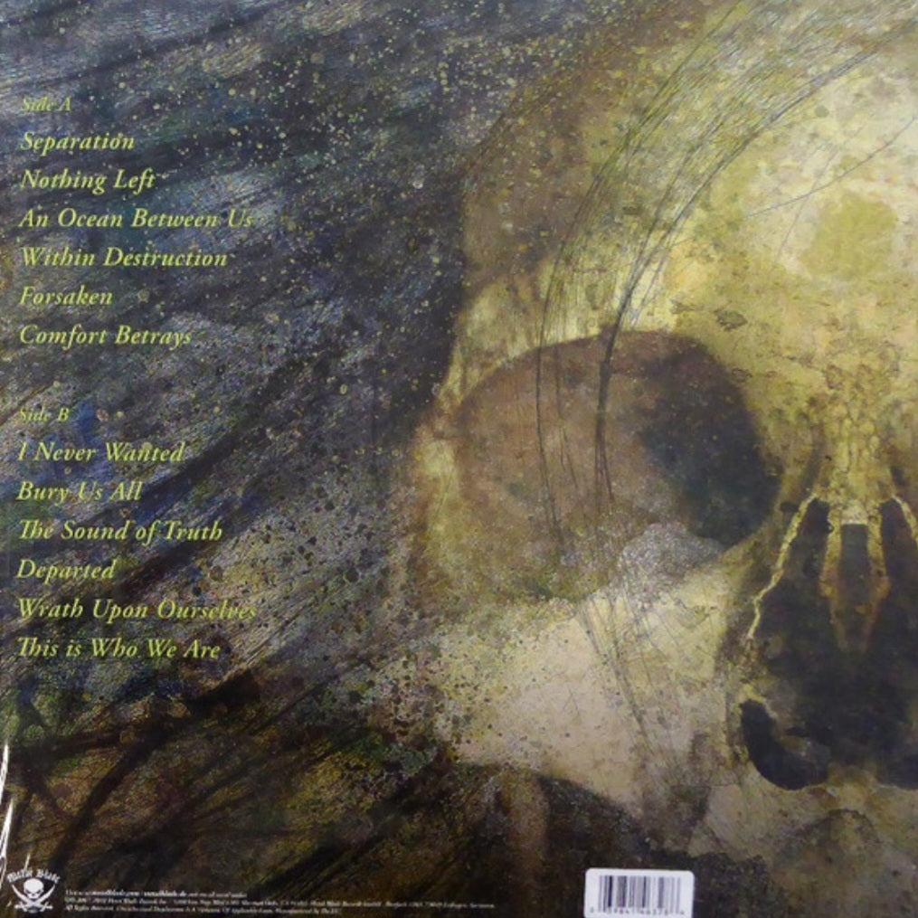AS I LAY DYING : AN OCEAN BETWEEN US LTD LP 180G YELLOW BLUE SMOKE VINYL