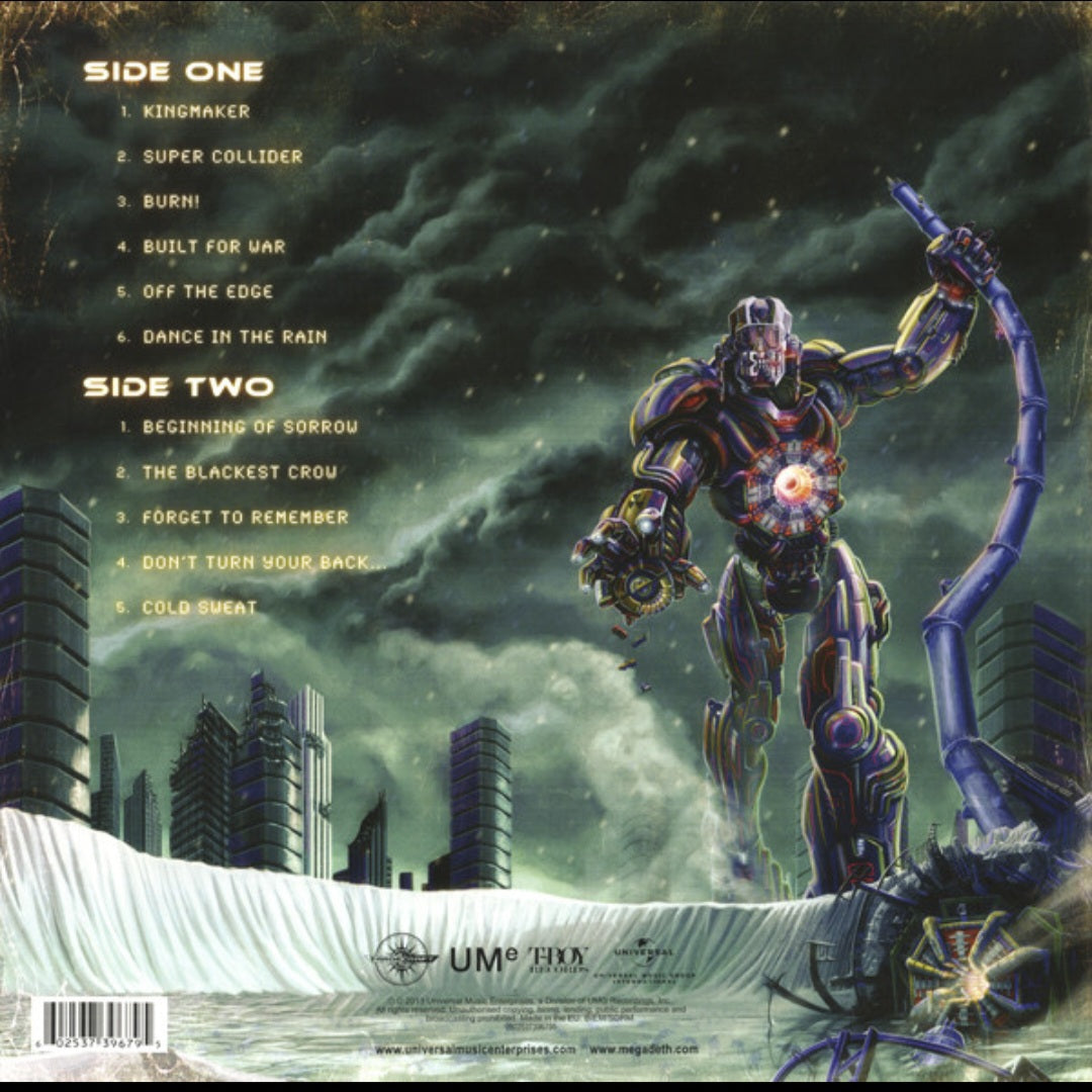 MEGADETH : SUPER COLLIDER LP 180G