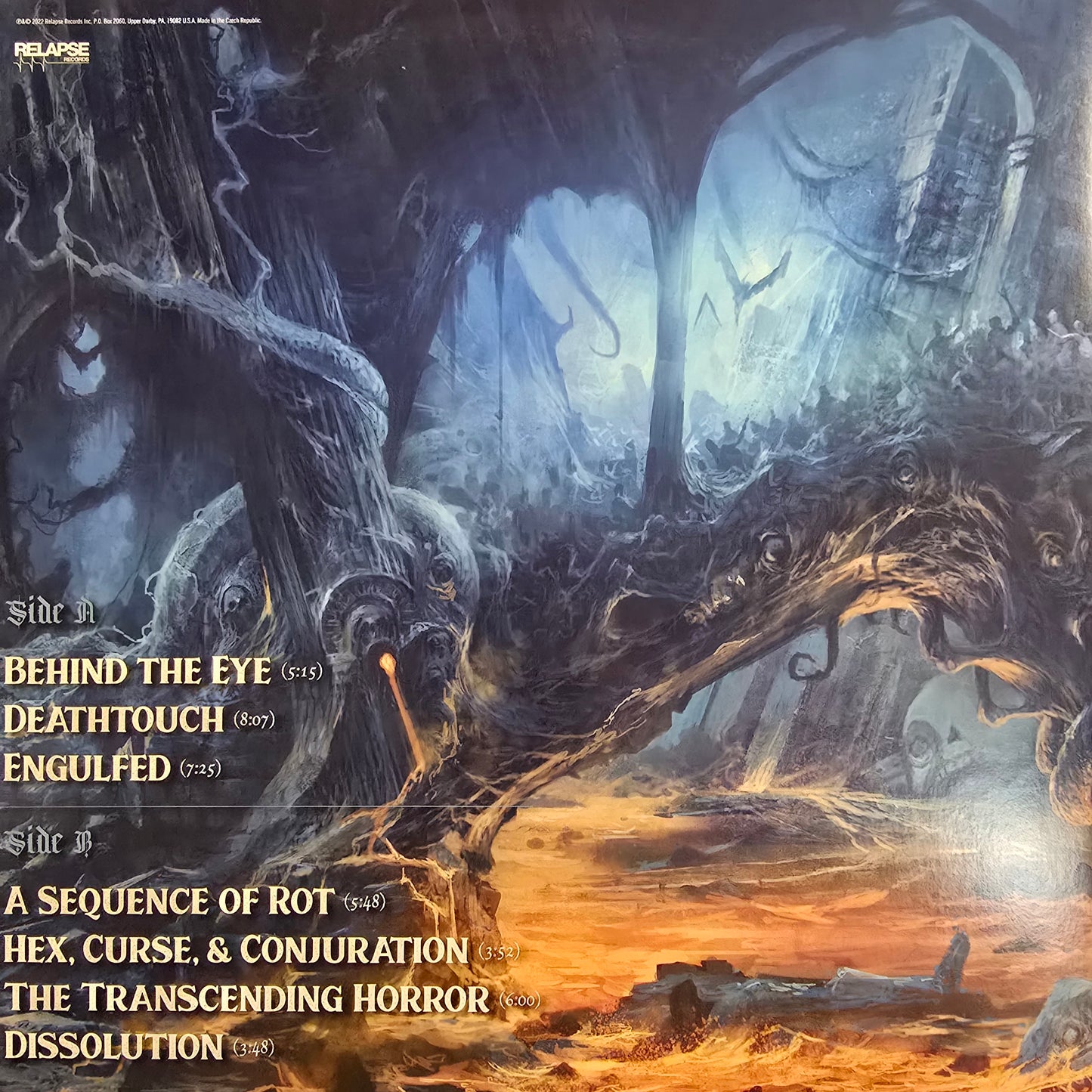TEMPLE OF VOID : SUMMONING THE SLAYER LP 180G ORANGE VINYL
