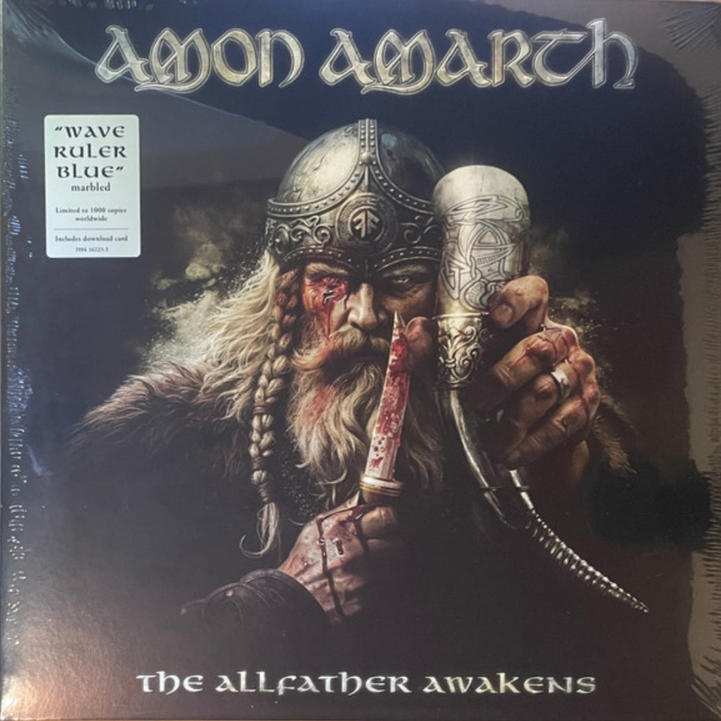 AMON AMARTH : THE ALLFATHER AWAKENS LTD LP 180G WAVE RULER BLUE VINYL