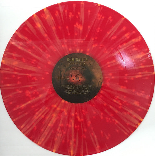 DOMINATION CAMPAIGN : ONWARD TO GLORY LTD LP 180G RED ORANGE SPLATTER VINYL