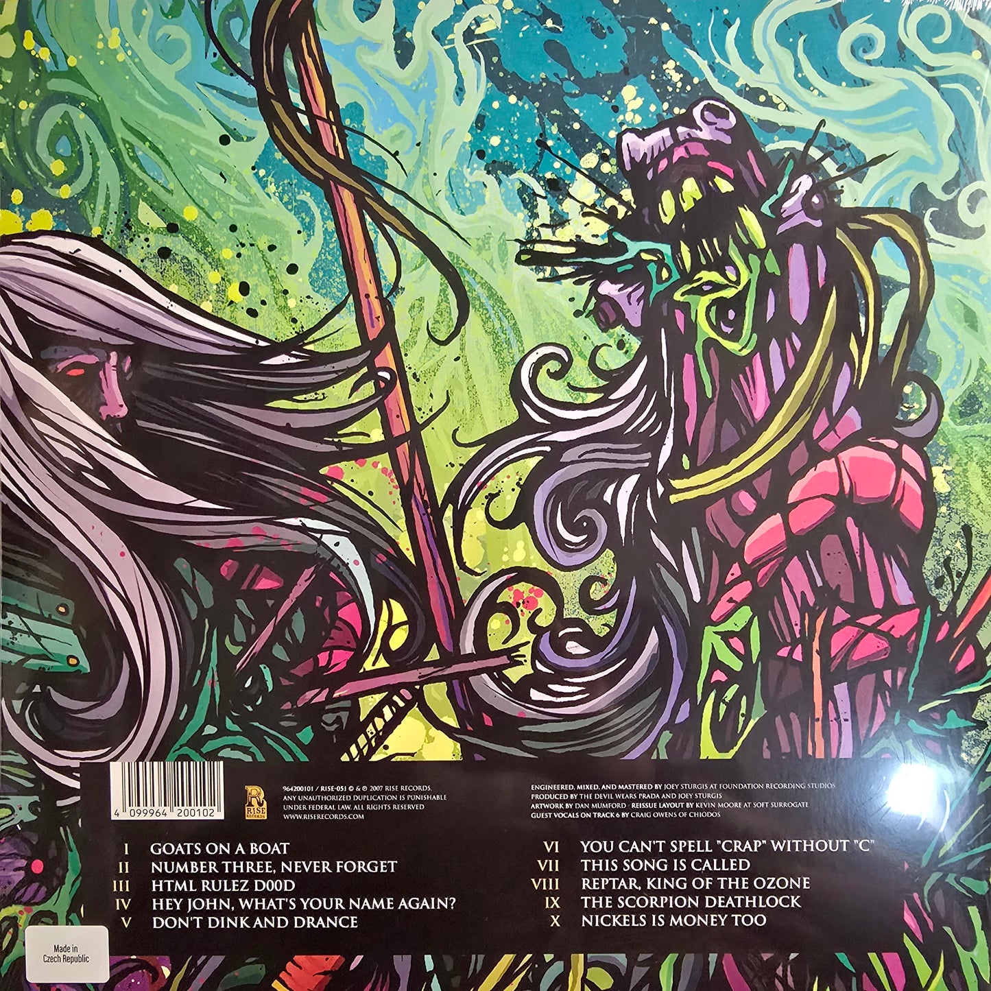 THE DEVIL WEARS PRADA : PLAGUES LTD LP 180G BLACK RAINBOW SWIRL VINYL