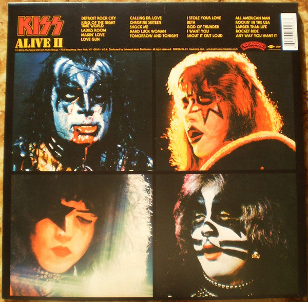 KISS : ALIVE II 2LP 180G