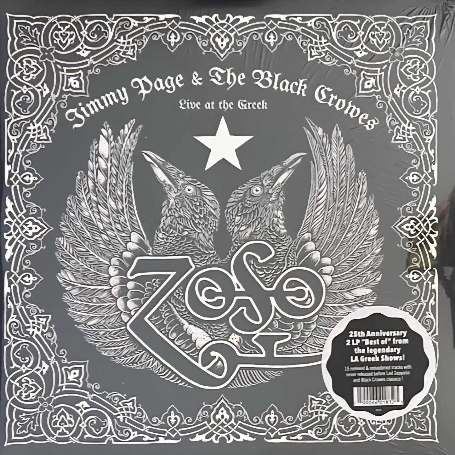 JIMMY PAGE / BLACK CROWES : LIVE AT THE GREEK 25TH ANNIVERSARY 2LP 180G DECEPTICONS COLOURED VINYL