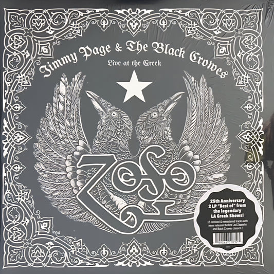 JIMMY PAGE / BLACK CROWES : LIVE AT THE GREEK 25TH ANNIVERSARY 2LP 180G DECEPTICONS COLOURED VINYL