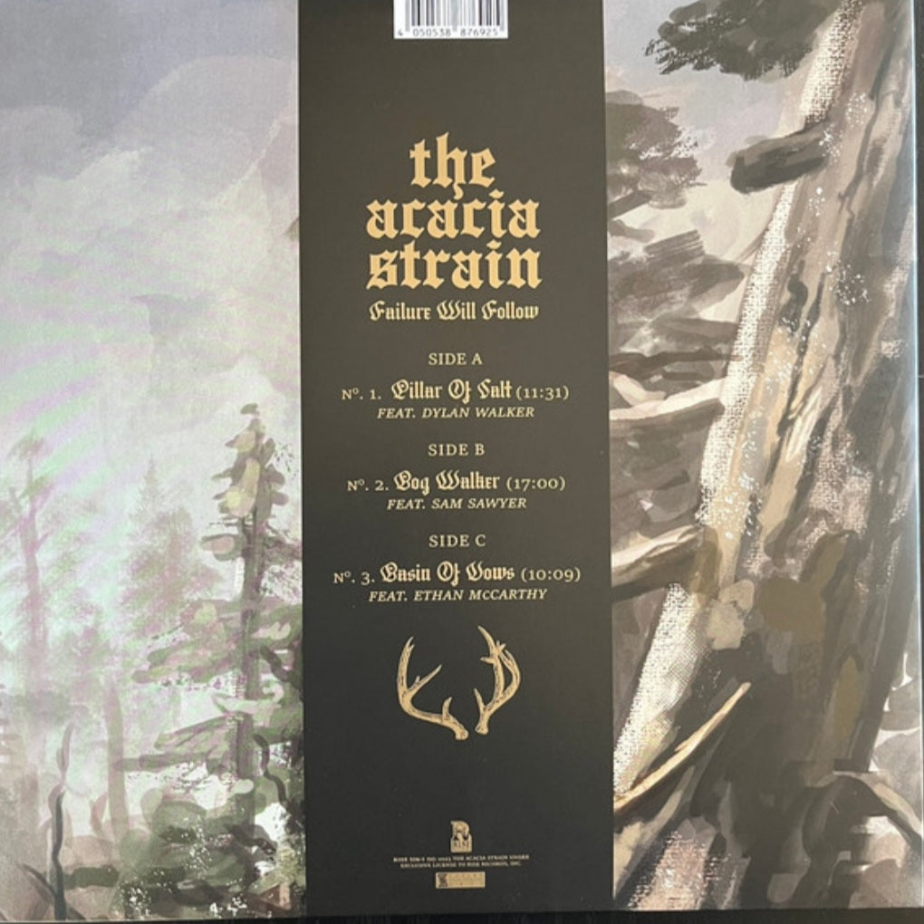 THE ACACIA STRAIN : FAILURE WILL FOLLOW LTD 2LP 180G SEAFOOD ALLERGY VINYL